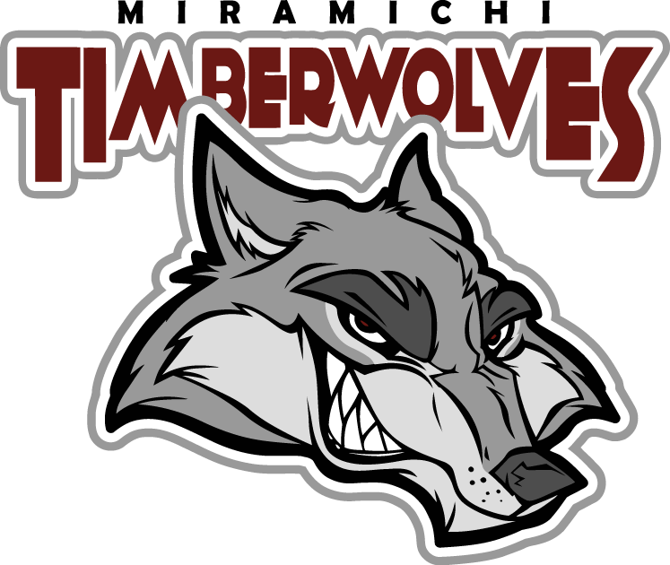 Miramichi Timberwolves 2007-Pres Primary Logo iron on heat transfer